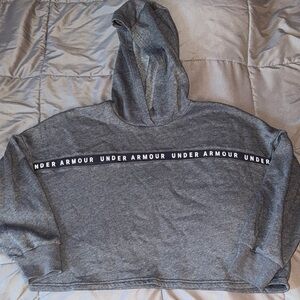 Under Armour Charcoal Gray Pullover Hoodie